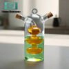 Borosilicate Glass Double Wall Oil Vinegar Bottles.