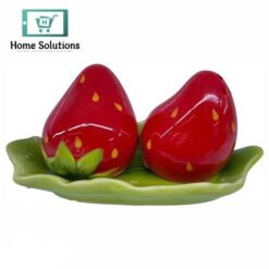 ceramic salt and pepper shakers set of 2 mini strawberry in Pakistan - Home Solutions