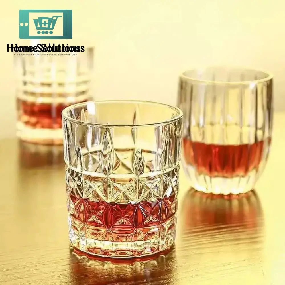 Crystal Cut Premium Quality Drink Glasses 3 Crystal Cut Premium Quality Drink Glasses TABLEWARE