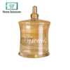 danny home glass biscuit jar with lid transparent storage container for cookies snacks treats luxury villa style 759 - Home Solutions