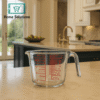 Danny Home 32oz Heat-Resistant Glass Measuring Cup – Kitchen Jug with Handle & Spout 2 danny home premium glass measuring cup 32oz heat resistant kitchen jug with handle spout 252 - Home Solutions