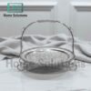 Silver Decorative Sweet Serving Basket - Dry Fruit Tray