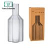 Flower Inspired Bedside Glass Carafe | Elegant Water Server  – 1500ml