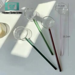 Long Handle Heat Resistant Tadka Spoon Cooking Sauce Gravy Spoon Soup Ladle Spoon for Kitchen Buffet Hot Pot KITCHENWARE