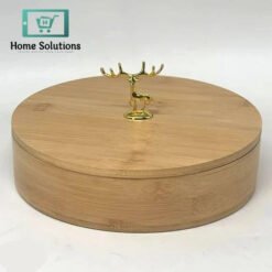 Luxury Bamboo Dry Fruit & Snack Gift Box – Multipurpose Serving & Storage