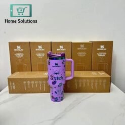 Stanley Stitch Tumbler 40oz – Purple FlowState Quencher Special Edition