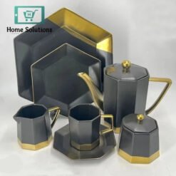 oxford hexagon tea set of 24 piece 3 in Pakistan - Home Solutions