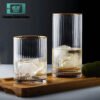 ROSSEL Crystal Self Linning Easy Grip Drink Glass Set of 6 1 ROSSEL Crystal Self Linning Easy Grip Drink Glass Set of 6