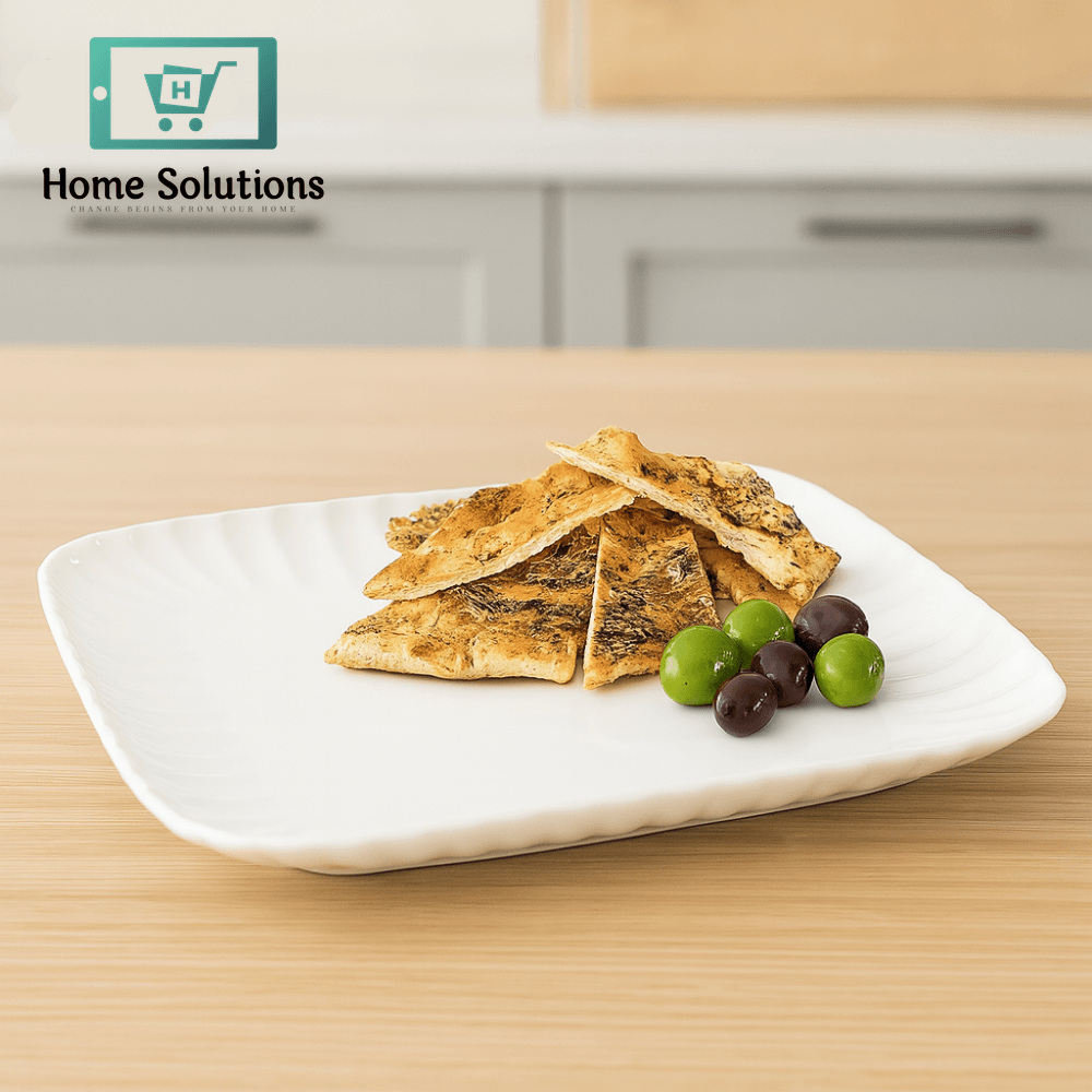 Symphony Groove 30 cm Square Serving Plate – Modern Tableware 3 Symphony Groove 30 cm Square Serving Plate – Modern Tableware