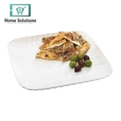 Alternative view of Symphony Groove 30 cm Square Serving Plate – Modern Tableware