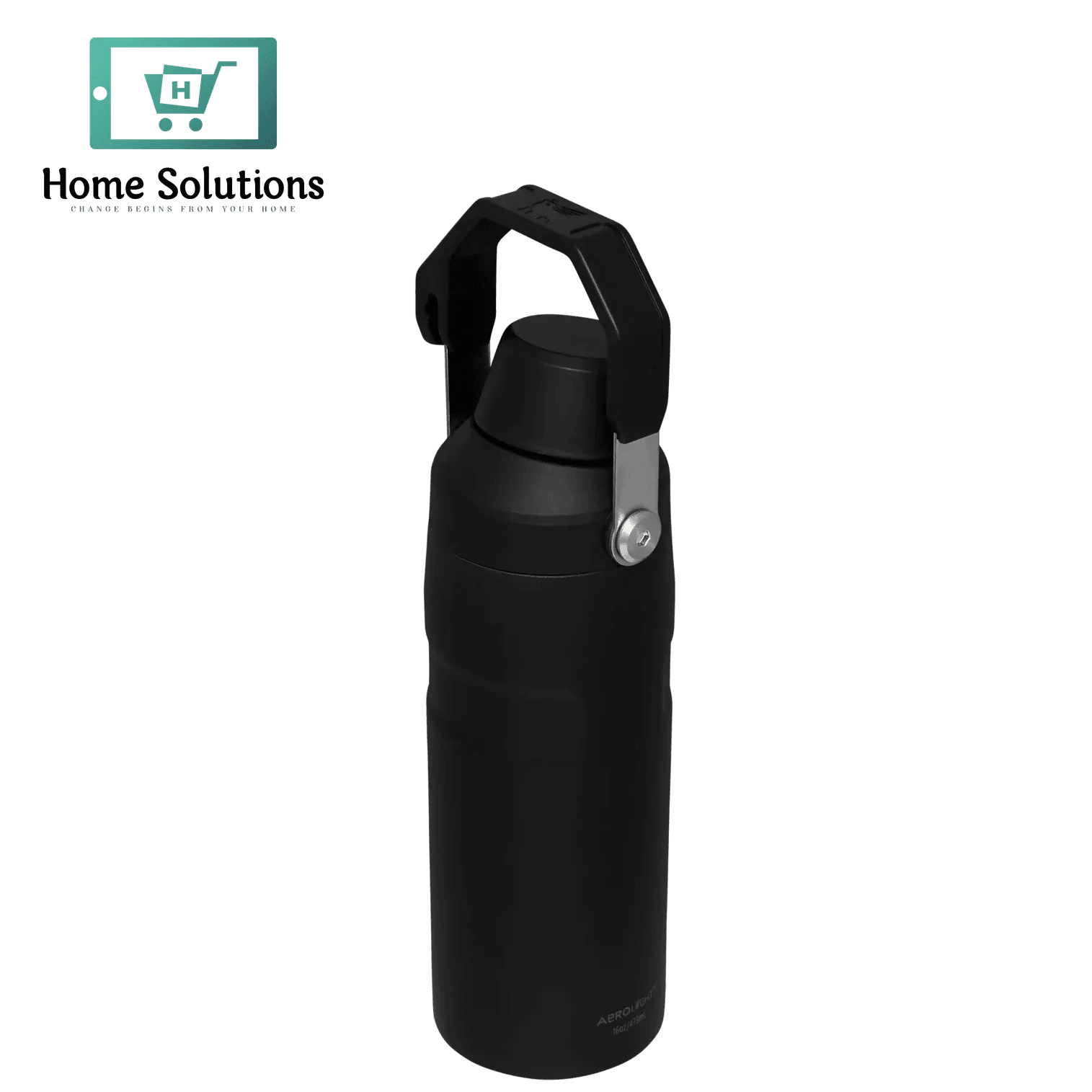 IceFlow™ Bottle with Fast Flow Lid | 16 OZ | Black 4 IceFlow™ Bottle with Fast Flow Lid | 16 OZ | Black - Image 2