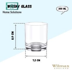 wilmax high quality crystal glass 300ml set of 6 wl 888023 6a 0 in Pakistan 1 - Home Solutions
