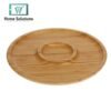 wilmax wl 771047a bamboo 2 section platter 10 47817 - Home Solutions