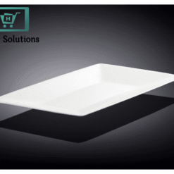 Alternative view of Wilmax England Fine Porcelain Diamond-Shaped Dish 12" | Modern Serving Platter