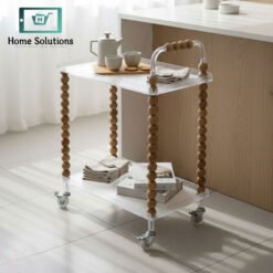 Acrylic Tea Trolley Moving Cart