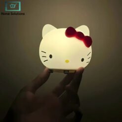 Alternative view of Adorable Hello Kitty LED Night Light Rechargeable Soft Silicone Lamp