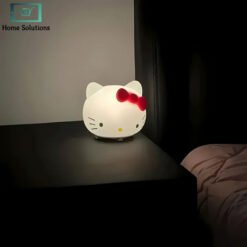 Adorable Hello Kitty LED Night Light Rechargeable Soft Silicone Lamp 4 - Home Solutions