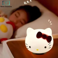 Adorable Hello Kitty LED Night Light Rechargeable Soft Silicone Lamp 5 - Home Solutions