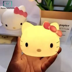 Adorable Hello Kitty LED Night Light Rechargeable Soft Silicone Lamp
