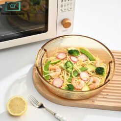 Amber Gold Glass Baking Dish Microwavable Heat Resistant 3 - Home Solutions