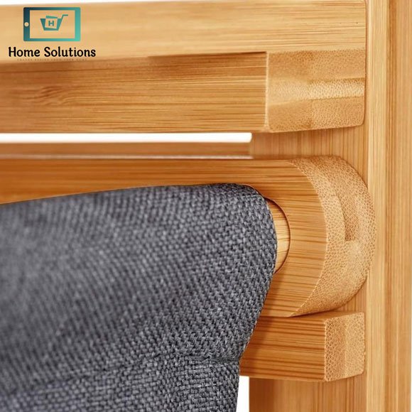 Bamboo Laundry Basket Dual Compartment 5 Bamboo Laundry Basket Dual Compartment - Image 3