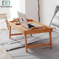 Bamboo Folding Serving Tray - Multipurpose Foldable Bed & Breakfast Table 10 Bamboo Folding Serving Tray Multipurpose Foldable Bed Breakfast Table 3 - Home Solutions