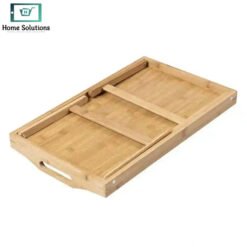 Bamboo Folding Serving Tray - Multipurpose Foldable Bed & Breakfast Table 11 Bamboo Folding Serving Tray Multipurpose Foldable Bed Breakfast Table 4 - Home Solutions
