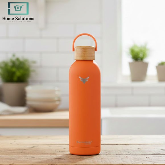 ThermoTrack Water Bottle Original Stainless Steel 500ml & 700ml - Orange 3 ThermoTrack Original Stainless Steel Water Bottle