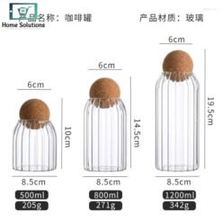 GLASS JAR SET 4 - Home Solutions