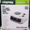 Geepas Fan Heater with Safety Shut-Off