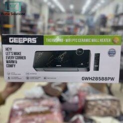 Geepas Thermopro WiFi PTC Ceramic Wall Mounted Heater with Timer & Remote