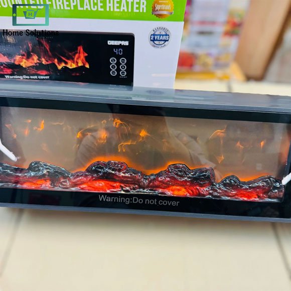 Geepas Wall Mounted 3D Flame Touch Display Blower Heater 4 Geepas Wall Mounted 3D Flame Touch Display Blower Heater - Image 2