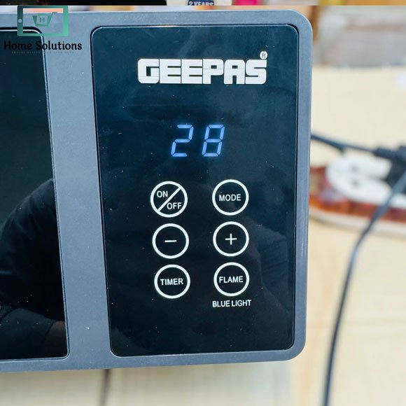 Geepas Wall Mounted 3D Flame Touch Display Blower Heater 6 Geepas Wall Mounted 3D Flame Touch Display Blower Heater - Image 4