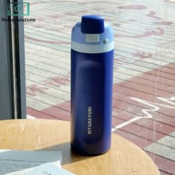 Owala Style Water Bottle 24oz with Lock Lid - Blue