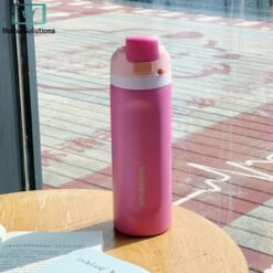 Owala Style Water Bottle 24oz with Lock Lid - Rose Pink