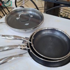 Uakeen Germany Honeycomb Hammered Tawa Pizza Pan 2 - Home Solutions