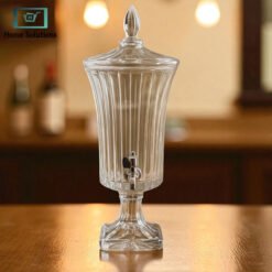 Royal crystal glass beverage dispenser 4.2L