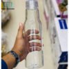 Glass water Bottles 750ml and 100ml – premium clear reusable beverage and storage containers.