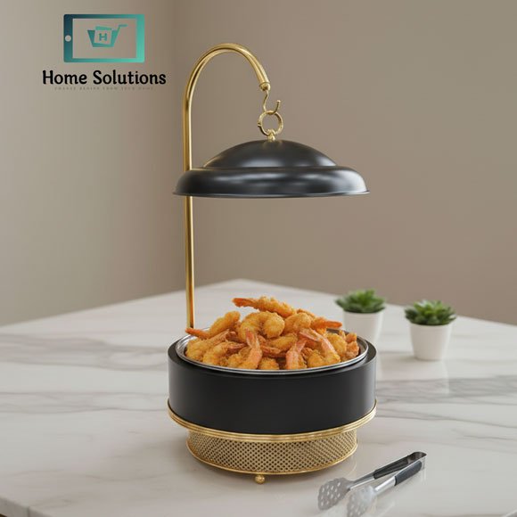 Royal Buffet Chafing Dishes Black (4L & 6L) 3 Royal buffet chafing dish in Black and gold