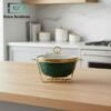 10" Round Green Chafing Dish – Buffet Server for Catering and Events