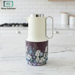 Vacuum Flask 1L Stainless Steel – Insulated Thermos Bottle with Flower Pattern 7 flask 9 - Home Solutions