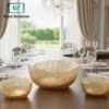 Luxury Ripple Design Glass Bowl Set 7 Pieces