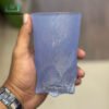 Scratchy Glacier Glass – Textured Drinking Glass for Water, Juice, and Cocktails