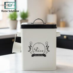 Alternative view of Premium Rice Storage Container – Airtight Canister with Lid Square