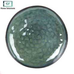 12 Piece Stoneware Dinnerware Set Green 2 - Home Solutions