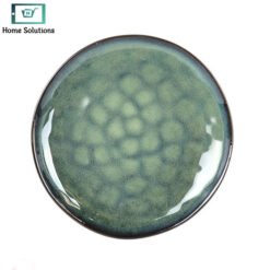 12 Piece Stoneware Dinnerware Set Green 3 - Home Solutions