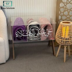 Acrylic Pray Mat Box with Side Quran Holder Pocket & Wooden Stand 21 Acrylic Pray Mat Box with Side Quran Holder Pocket Wooden Stand 9 - Home Solutions