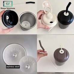 My Coffee Travel Cup 500ml with Straw 11 - Home Solutions