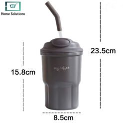 My Coffee Travel Cup 500ml with Straw 12 - Home Solutions