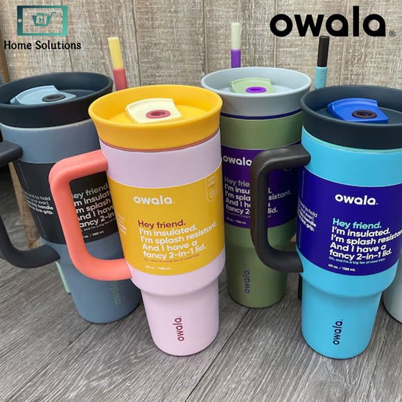 Owala FreeSip 40oz Tumbler Splash Resistant with 2-in-1 Lid 6 Owala FreeSip 40oz Tumbler Splash Resistant with 2-in-1 Lid - Image 4